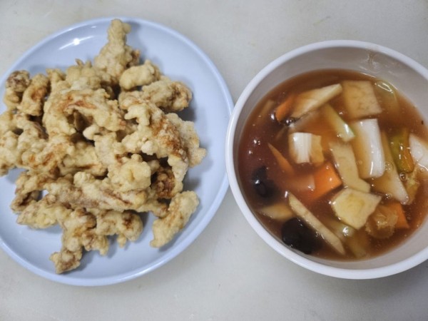 옛날식 케찹 탕수육